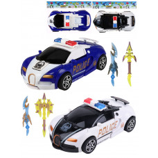 Машинка-робот полицейская (11,5см)(цвет-микс,в пакете) ( Арт. 1973452)