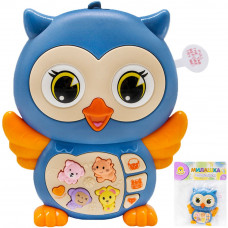 Пианино Levatoys YS855-101D Сова синяя в пак. FCJ0771404   