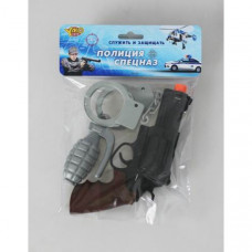 Набор полиция (пистолет+аксесс.) свет+звук в пак. (русс. уп.) в кор.2*96шт YTM0173
