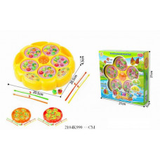 Игра рыбалка на бат. свет+звук JQ-A15.R в кор. 2104K990   
