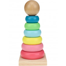 Деревянная пирамидка 14х6х6см (Арт.И-4021)