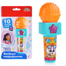 Караоке с Зайкой (Веселый микрофончик) 4630027293305   