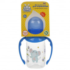Бутылочка для кормления УШАСТЫЙ НЯНЬ 125 мл, с ручками Ушастый Нянь B58498UN