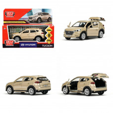 Машина металл HYUNDAI TUCSON длина 12 см, двери, багаж., инер, бежевый, кор. Технопарк в кор.2*36шт TUCSON-12-BG-WOD   