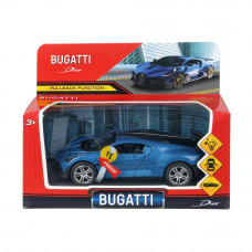 Модель металл свет-звук bugatti divo 14,9 см, двери, инерция, спойлер Технопарк 2301C0047-R   