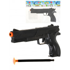 Пистолет с пулями-присосками (24 см) (3 пули в к-те)  в пакете (Арт. 2174855)