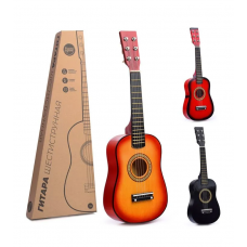 Гитара деревянная, 6 струн 