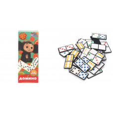 Настольная игра Чебурашка домино, кор.5*12*2см ИГРАЕМ ВМЕСТЕ B1535743-R7