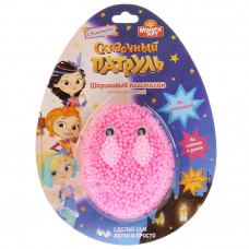 Сказочный патруль Шариковый пластилин с блестками Мультиарт, полуяйцо, 4,5г на блистере в кор.4*24шт QIA-BL-SP2