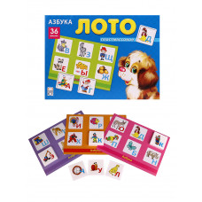 ЛОТО ПЛАСТИКОВОЕ 36 фишек. АЗБУКА (Арт. ИН-8080)