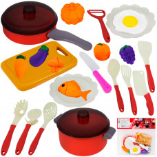 Набор посуды 553 с продуктами на блист. 2407302  