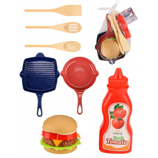 Набор посуды (7 предметов) пластик, 13х9х24см, в пакете ( Арт. 2224845)   