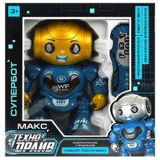 Робот на инф.управлении супербот, свет/звук, движение, кор.19,5*28*8,5см ТЕХНОДРАЙВ B2051950-R