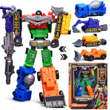 Робот трансформирующийся в автотранспорт, в коробке MJL-032  