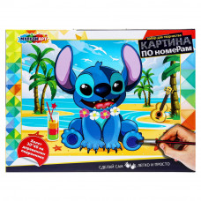 Холст по номерам 30*40 см островной монстрик МУЛЬТИ АРТ CANV30X40-LIST   