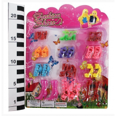 Набор обуви для куклы 878 на блист. ZY665345   