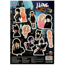 Наклейки бумажные, а5, девочка гот Умка NB-100059-WD